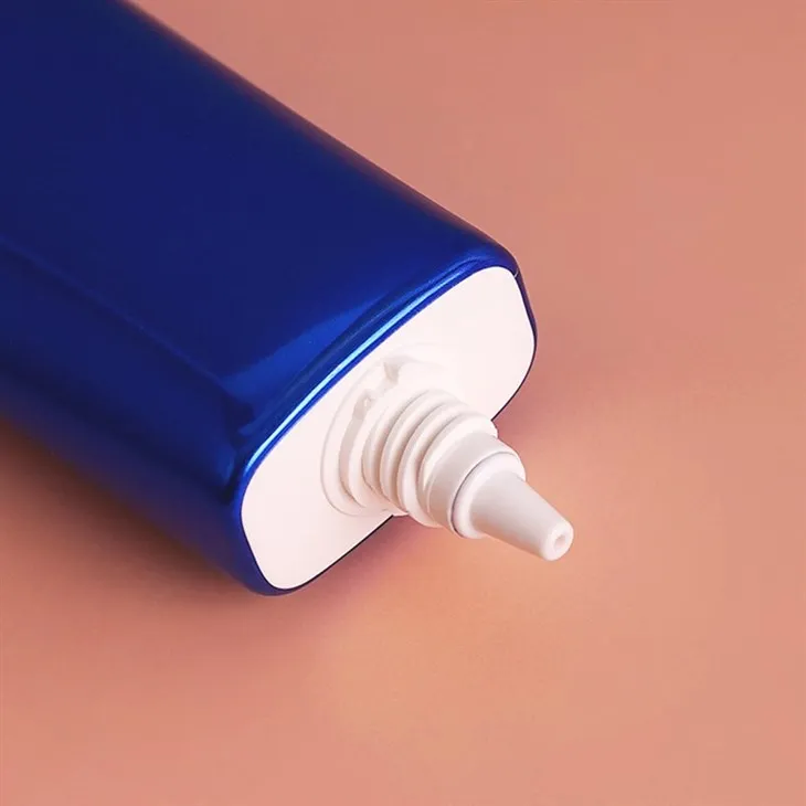 48ml Glossy Aluminum Plastic Sunscreen Cream Tube